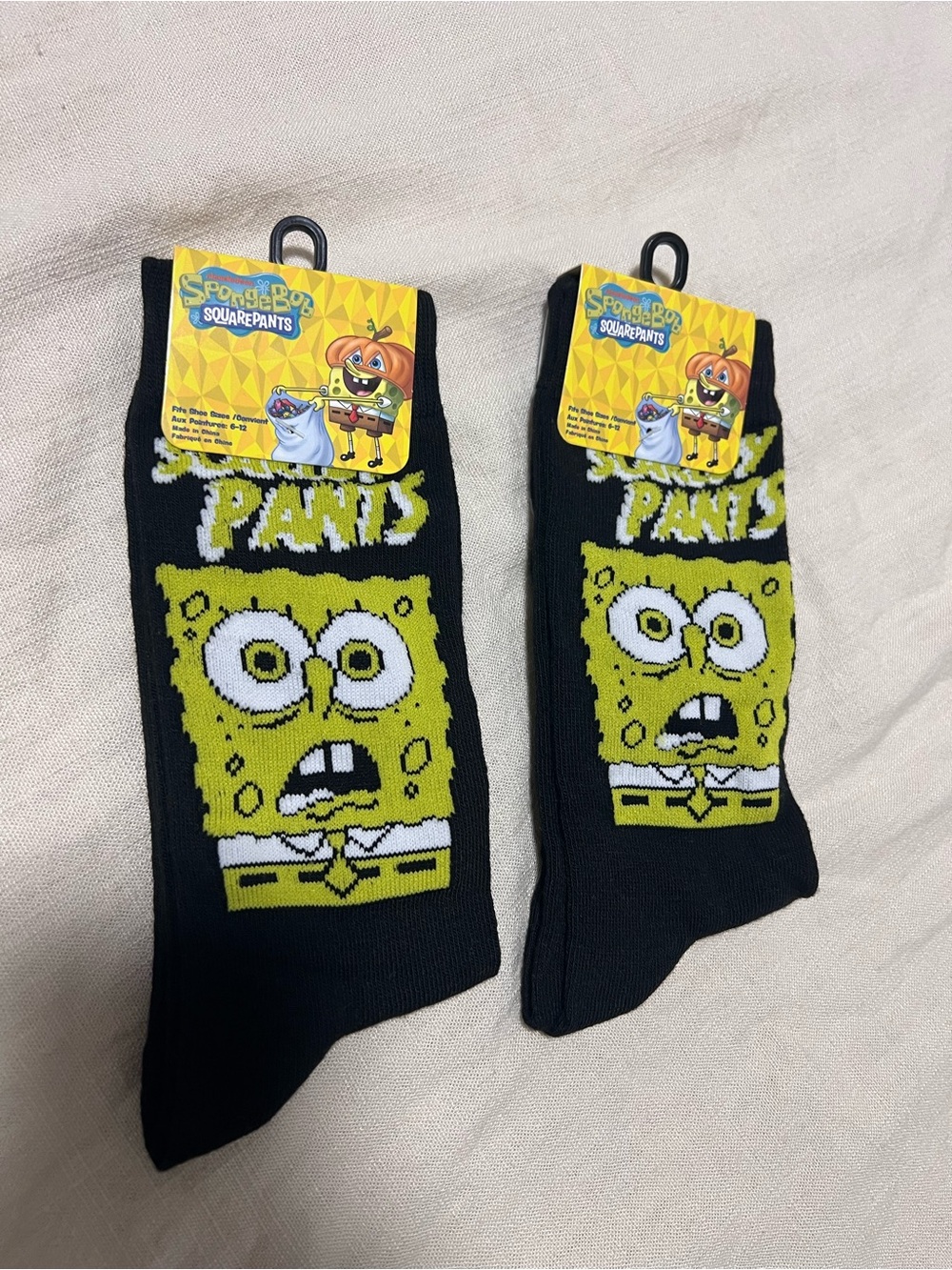 SpongeBob Scaredy Pants Crew Socks